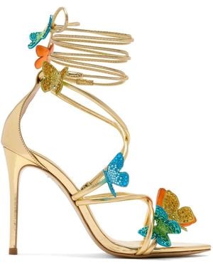 Sophia Webster Sandales Vanessa À Appliques Papillons - Metallic