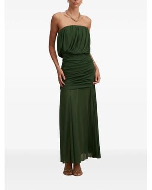 EVER NEW Lyra Bandeau Draped Maxi Dress - Green