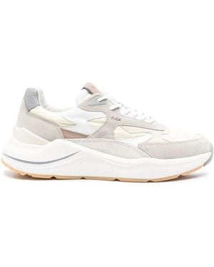 Date Fuga Leather Trainers - White