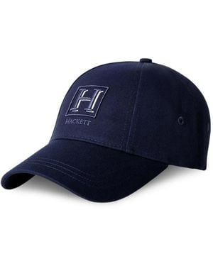 Hackett Logo-Embroidered Cap - Blue