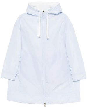 Herno Drawstring Hooded Parka - White