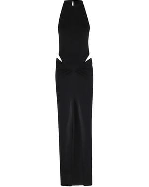 Erika Cavallini Semi Couture Cut-Out Dress - Black
