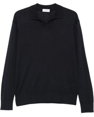 Paolo Pecora T-Shirt En Maille À Manches Longues - Noir