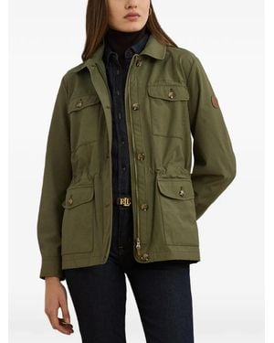 Ralph Lauren Logo-Patch Jacket - Green