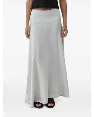 St. Agni Fluid Circle-Hem Skirt - Grey