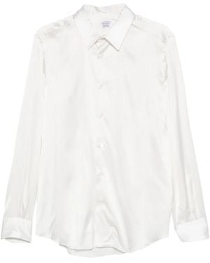 Mazzarelli Striped Shirt - White
