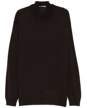 Corneliani Pullover Aus Schurwolle - Schwarz