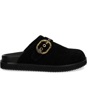Kurt Geiger バックル スエードミュール - ブラック