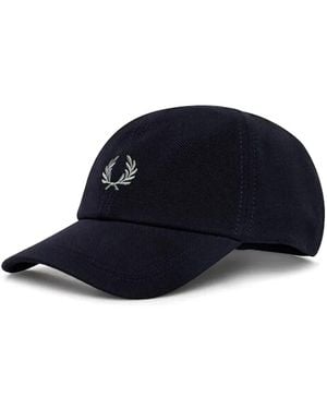 Fred Perry Logo-detail baseball hat - Azul