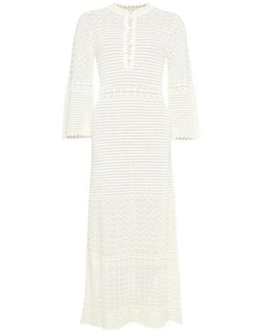 Eres Madone Bell-Sleeve Maxi Dress - White