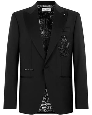 Philipp Plein Dragon ジャケット - ブラック