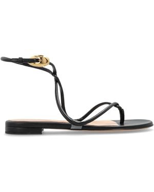 Gianvito Rossi ストラップディテール サンダル - ブラック