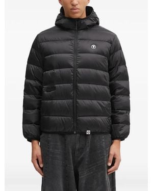 Aape By A Bathing Ape Hooded Padded Jacket - Black