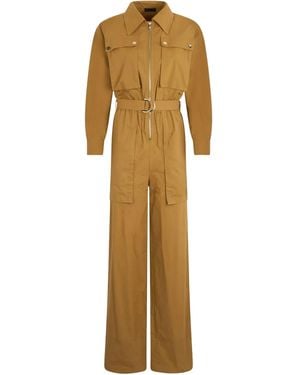 Liu Jo Worker Jumpsuit - Natural