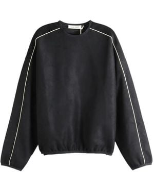 Fear Of God Suede Fleece Signature Modern Jumper - Black