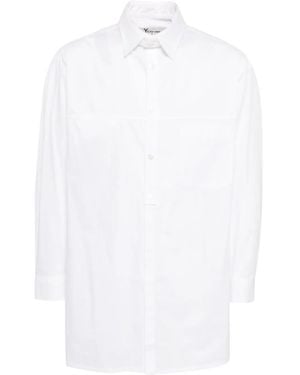 Yohji Yamamoto Klassisches Hemd - Weiß