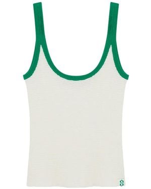 Jonathan Simkhai Rayne Knit Tank Top - Green