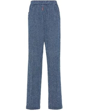 DSquared² Tweed Trousers - Blue