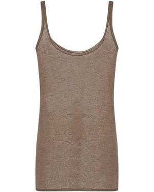 The Row Kazu Tank Top - Brown
