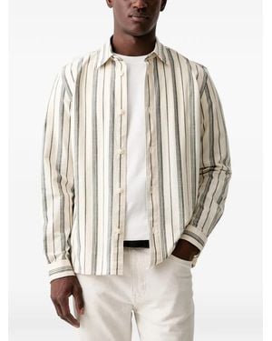 Marc O' Polo Vertical-Stripe Shirt - Natural