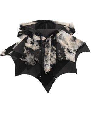 MASU Distressed Hooded Collar - Black