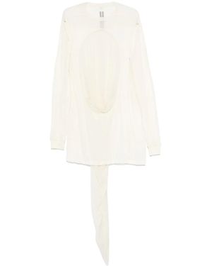 Rick Owens Drain T-Shirt - Weiß