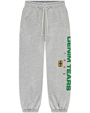 DENIM TEARS Windrush Empire 1948 Track Pants - Gray