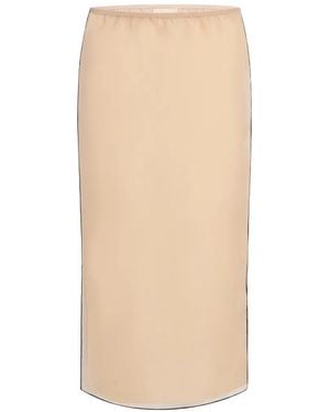 KHAITE Syndi Skirt - White