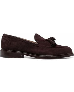 Tricker's Tassel-Detail Loafers - Brown