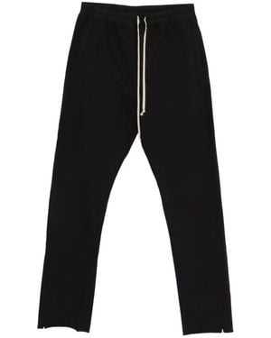 Rick Owens Drawsting-Waist Track Trousers - Black