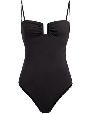 12 STOREEZ Bandeau Swimsuit - Black