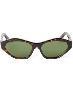 Off-White c/o Virgil Abloh Cat-Eye Frame Sunglasses - Green