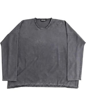 Casey Casey Chemise À Manches Longues Surteinte - Gris