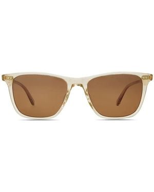 Garrett Leight Square-Frame Sunglasses - Brown