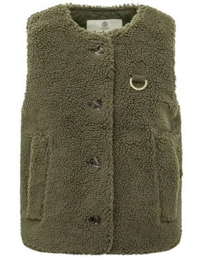 Barbour Gilet Bowes En Polaire - Vert