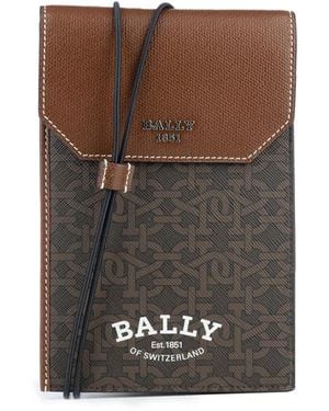 Bally Neck Strap Wallet - Brown
