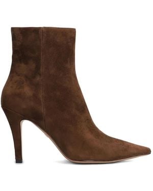 Lola Cruz Suede Boots - Brown