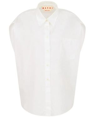 Marni Poplin Shirt - White