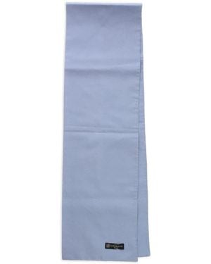 Corneliani Patterned Silk Scarf - Blue