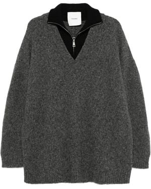 Nanushka Jersey con cremallera - Negro