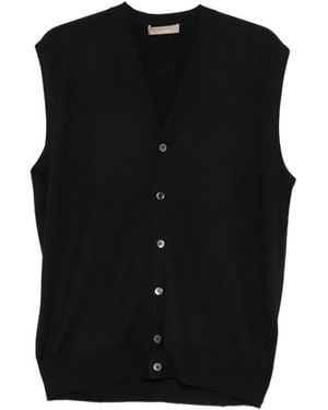 Cruciani Cardigan À Design Sans Manches - Black