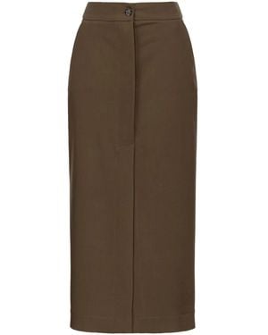 Pinko Lanterna スリット スカート - ブラウン