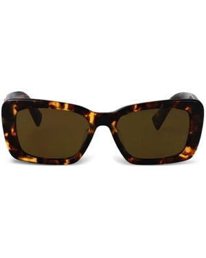 Miu Miu Square-Frame Sunglasses - Brown