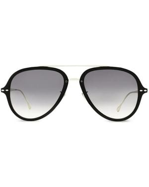 Isabel Marant Kamille Pilot-Frame Sunglasses - Black