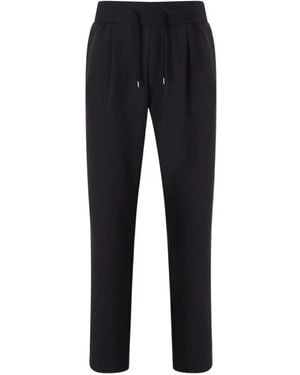 Herno Pleat-Detailed Trousers - Blue