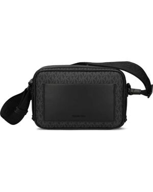 MICHAEL Michael Kors Logo-Embossed Crossbody Bag - Black
