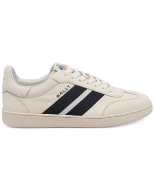 Bally Baskets À Logo Latéral - Blanc