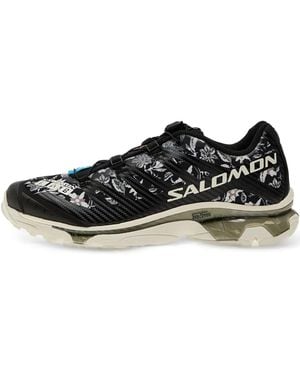 Salomon Advanced Xt-4 Needlepoint Floral-Print Trainers - Black