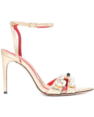 HARDOT 100Mm Booty Sandals - Pink