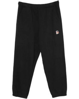 Chocoolate Logo Patched Track Pants - Black